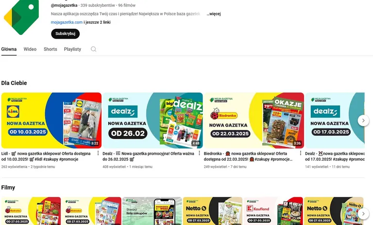 Moja Gazetka ma kanał na YouTube!